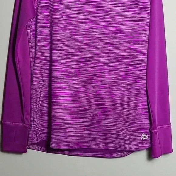 RBX Active Women's Cowl Neck Sweatshirt Thumb Holes Purple Size XLarge - Picture 2 of 12